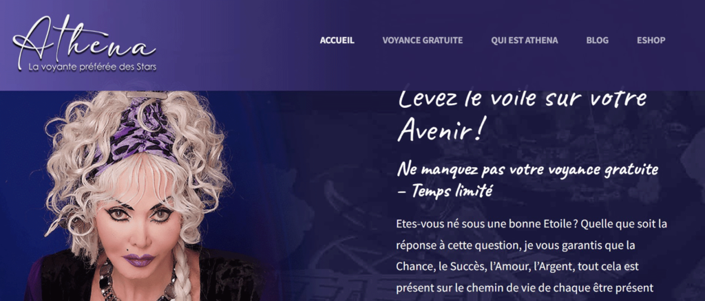 site de voyance athena